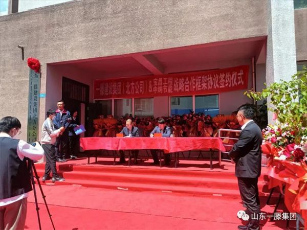 热烈祝贺人生就是博建设集团北方分公司正式揭牌成立